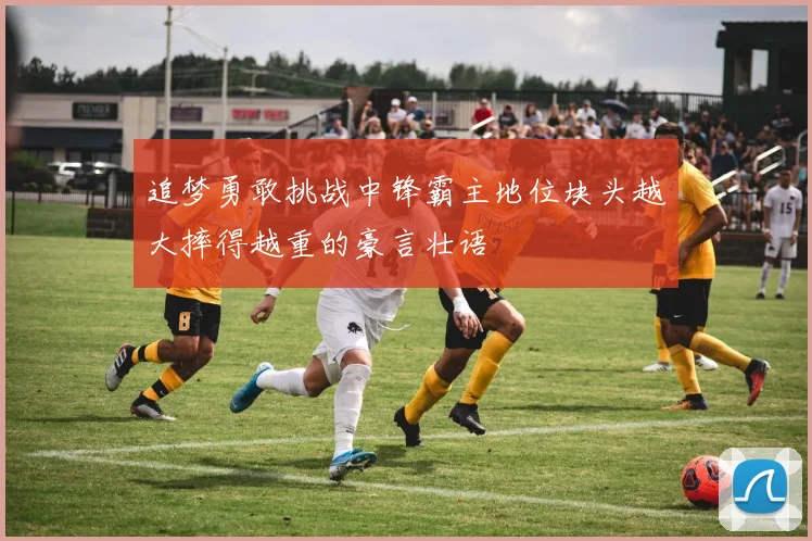 追梦勇敢挑战中锋霸主地位块头越大摔得越重的豪言壮语